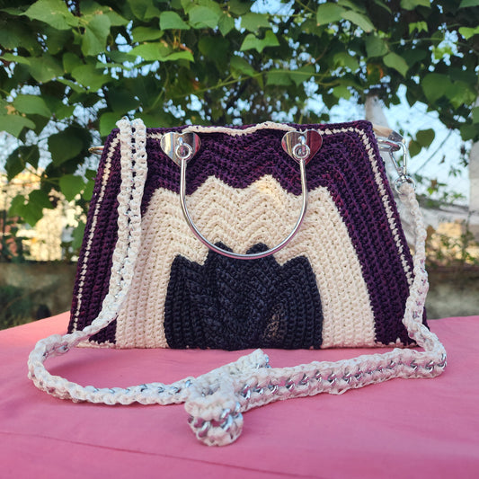 Purple with B&W in Trapezium