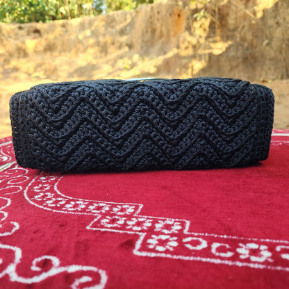 Pure Black square bag