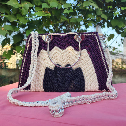 Purple with B&W in Trapezium