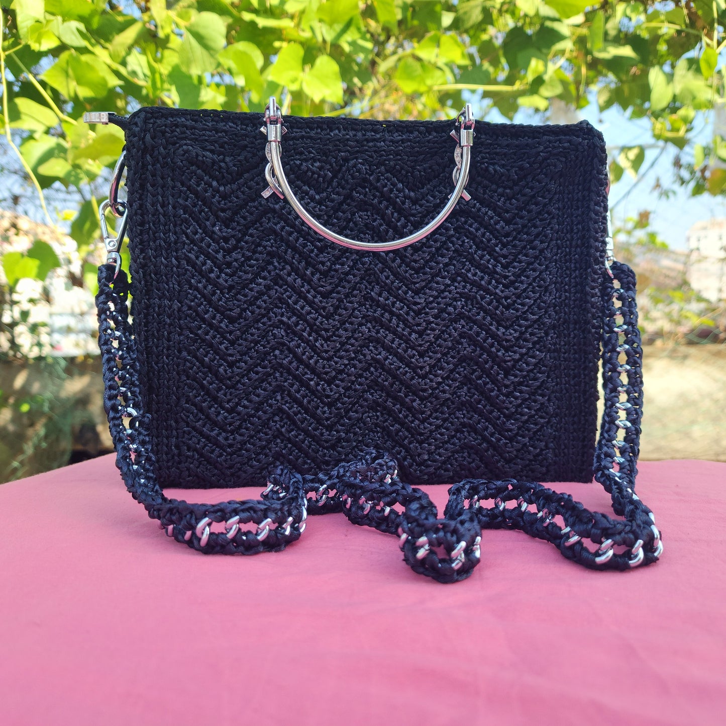 Black in cross frame Different equipment